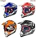 Produktbild RX-962 Crosshelm Quad Cross Enduro Motocross Offroad Helm rueger, Größe:S (55-56), Farbe:Blau V/RCK