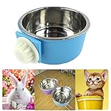 Namsan Pet Hanging Cage Schüssel, Edelstahl Dog Bowls, 2 in...