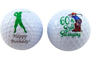 WESTMON WORKS Golfbälle zum 60. Geburtstag, Geschenkpackung für Golfer