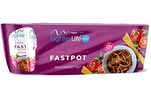 LIGHTERLIFE FAST LighterLife Pasta Bolognese FastPot, High Protein Meal Replacement with up to 33% of RDA Vitamins and Minerals, Tray of 8 x 62gram Servings