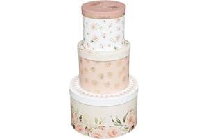 ATMOSPHERA CREATEUR D'INTERIEUR - Set di 3 scatole Princesse Rosa