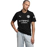 Manchester City 2025/26 Away Erkek Siyah Futbol Forma 78035002