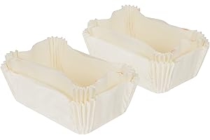 DECORA, 0339880 Moules à Mini-Plumcakes, Très Pratiques pour Cuire, Présenter et Offrir des Mini-Plumcakes, Résistant jusqu'à 220°, Fabriqué en Italie, Couleur Blanc