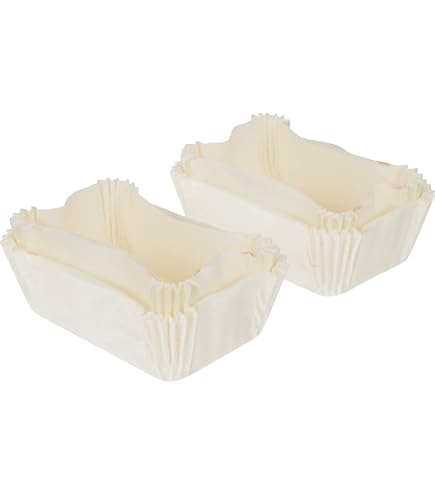 Decora, 0339890 verpakking met 20 plum cakevormpjes 80 x 50 x 32 mm, om te bakken, presenteren en cadeau te geven, tot 180 graden, Made in Italy, kleur goud