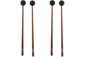 SDENSHI 2 Pairs of Tongue Drum Percussion Hand Pan Drum Beaters Tongue Drum Sticks