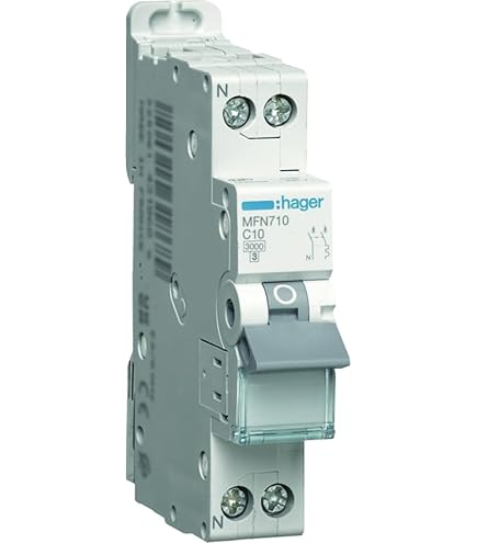 Hager Ausschalter SBN116 16A 1S 230V AC 1-polig LE, 9,95