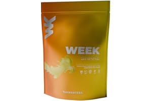 Weekontrol Batido Sustitutivo de Comida Week Shake con Alto Porcentaje de Proteína Vegetal para Perder o Mantener Peso. Batido Saciante en Variedad de Sabores 600gr para 20 Raciones (Piña)