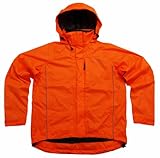 Polaris Kid's Apollo Waterproof Cycling Jacket Fluo Orange Medium