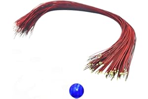 Vrabocry 20 Stk 0805 Blau SMD Mikro 20mA LED Dioden gelötete Mini LED Leuchtdiode mit 30CM länge Mikrolitzenleitungen für DIY Modellbau Dekor