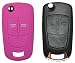 Produktbild Gradert-Elektronik 1x Pinke Autoschlüsselhülle - Opel 2 Tasten - Silikonhülle - Fernbedienung - Schlüsselhülle - Key Cover - Schutzüberzug - Klappschlüssel - Gehäuse - Tasche - Silikoncover