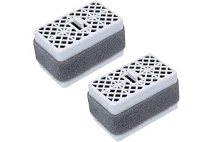 2/4 st aktivt kol deodoriserande filter ersättning för TOTO toalettmodeller THU6474-01, THU6072, S500e, S550e, SW3044/SW3046