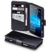 Produktbild Microsoft Lumia 950 Case, Terrapin [ECHT LEDER] Brieftasche Case Hülle mit Kartenfächer und Bargeld für Microsoft Lumia 950 Hülle Schwarz