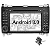 Produktbild Ohok 7 Zoll Bildschirm 2 Din Autoradio Android 8.0.0 Oreo Octa mit Navi Moniceiver DVD GPS Navigation Unterstützt Bluetooth DAB+ für Mercedes-Benz A-Class/B-Class/Vito mit Klein-Rückfahrkamera