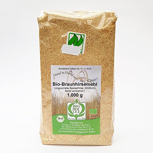 Preisvergleich Produktbild Bio Braunhirsemehl 1000g (Wildform)