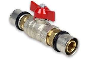 E:MAX Press Ball Valve for Heating Applications, Available in Various Sizes