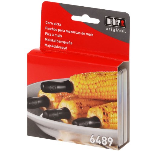 Weber 6489 Maiskolbenspiesse, 4-er Set - 2