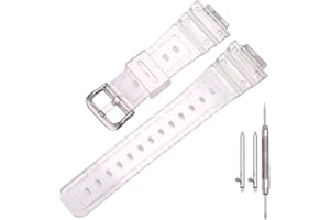 MCXGL Correa de resina compatible con Caiso G Shock GA2100/GA-2110 para hombre, de goma, impermeable, correa de repuesto para reloj