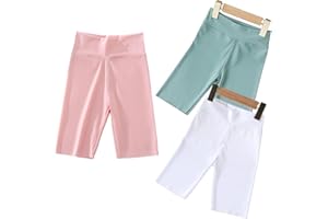 EmaoFun Leggings cortos para niña de verano, 3 unidades