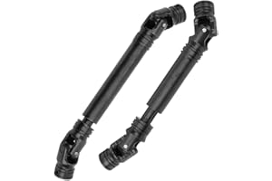 DRFEIFY Eje de transmisión RC de 2 Piezas, Eje de transmisión de estrías múltiples de Acero con Tornillos compatibles con TRAXXAS para Defender RC Car