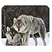 Produktbild Awesomely Evergreen Fashion Gray Wolves in The Snow Field Marvelous Customized Mouse Mat/Pad 9.84"(L) x 7.87"(W)