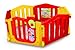 6 Sided Baby Playpen - Playard and Room Divider with Door & Playboard incl. suction cups - Quality EN71 certified