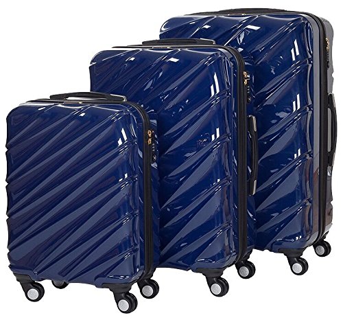 Preisvergleich Produktbild Shaik 7203090 Trolley Koffer, 3er Set ( M, L, XL), dunkelblau