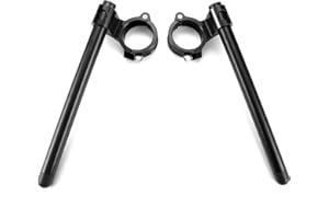 Fullibars kit semimanillares Φ 43mm per CBR600 F4/F4I 1999-2007 CBR1100XX 1997-2003 R6 1998-2002 moto horquilla Ø 43mm cafe racer semi manillares inclinables 7°,tubos Ø 22.2mm aluminio