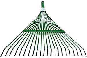 ARVALOLET Tête de râteau à Feuilles de Jardin de Rechange 22 Dents Râteau à Feuilles de Jardinage Outils de râteau à Feuilles Robustes en Acier au Carbone