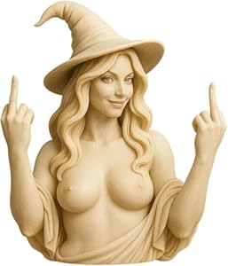 Estatuas y figuras de bruja,