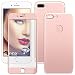 Produktbild mtb more energy® Schutzglas + Alu-Backplate für Apple iPhone 7 Plus (5.5'') | Rose-Gold | Tempered Glass Schutz-Folie Front Back