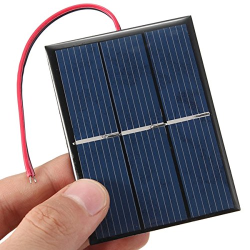 0.65W 1.5V 0-300mA Mini Solar-Panel mit Draht - 5