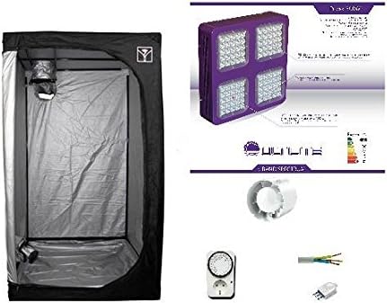 Panoramix Complete Propagator Kit 1 Grow Room Cultibox Light 80 x 80 x 160 cm + 1 LED Cultilite Lamp 300 W LED Plant Growth and Flowering