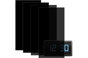 Xinjoduz Folia przyciemniająca LED, czarna, samoprzylepna, ściemniacz światła, naklejka do budzika świetlnego, routera, telewizora, sprzętu