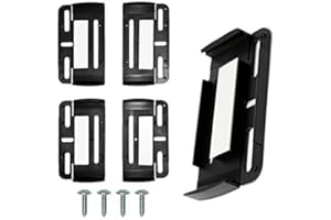 ‎NASHVILLE PRINT FACTORY SimpleFix rahmenlose Kennzeichenhalter in Schwarz Variable Länge 40 42 44 46 48 52