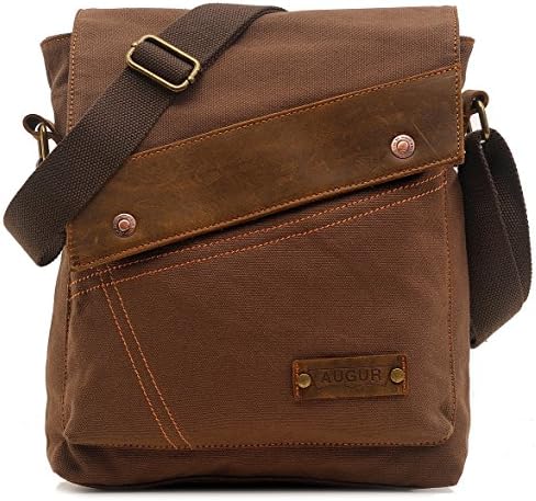 Zatous Vintage Small Messenger Bag Unisex Strap Shoulder Canvas Bag 9088kafei.uk