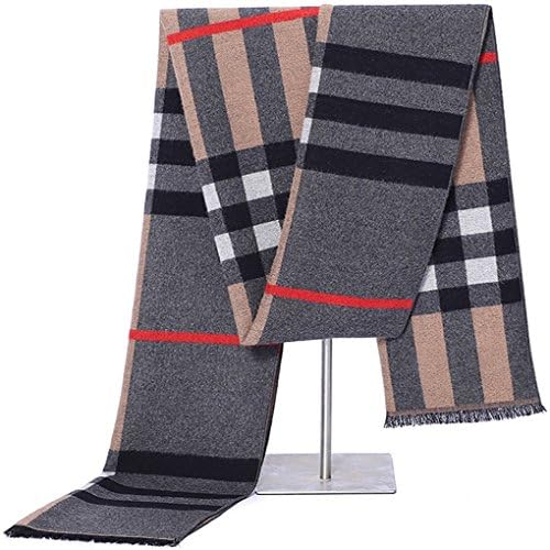 New Fashion Men's Scarf Winter Scarf 100% Cashmere Fell Silk Scarf Multicolors Muffler Warm Soft Elastic Shawl Scarves (Color 16)