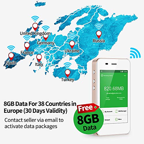 GlocalMe 4G Mobiler Wifi Hotspot Router, keine SIM-Karte Kostenloses Roaming-Netzwerk in über 130 Ländern mit 1 GB anfänglichen globalen Daten – Bild 3