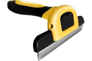 STEK Deshedding Tool Pet Brush, Professional Pet Grooming Brush for Small Medium and Large Dogs, Pet Combing Brush for Cats Horses Dogs with Long Short Hair