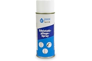 POOL FERMIT Fermit Edelstahlpflege-Spray/Pflege, Schutz und Reinigung von matten und glänzenden Metall-Oberflächen