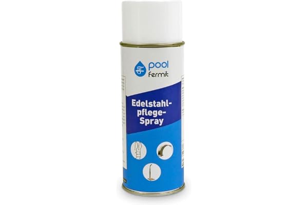 Fermit Spray d'entretien pour Acier Inoxydable, protège et Nettoyage des Surfaces métalliques Mates et Brillantes