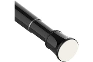 VENWEMONG Vorhangstange ohne Bohren Verstellbare Teleskopstange Gardinenstange belastbare Klemmstange zum Ausziehen durch Drehen Verstellbar, für ihre Gardinen, Trennwand und Balkon 1Stück 50-80CM