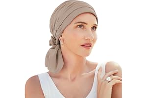 Christine Headwear Mila Turban Women's Chemo Headgear Women's Headscarf for Women with Hair Loss Chemo Hat Women's on 95% Supima Cotton 5% Elastane