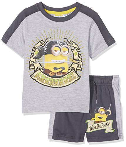 Sun City FR Pirate Minion, Intimo Bambino, Grigio (Gris 19-4014TC), 2-3 Anni
