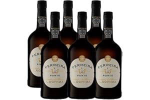 GREAT BRITISH TRADING LIMITED Vino de Oporto Ferreira Lagrima - Vino Fortificado- 6 Botellas