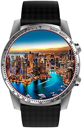 KW99 3G WIFI Android 5.1 Smartwatch - KingWare All-In-One Smart Watch With Nano SIM Card Slot GPS Camera Heart Rate Monitor Google Map Google Play (Sliver)
