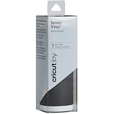 Cricut 2007143 Joy Smart Vinil, Kalıcı, Işıltılı Siyah, 14x122cm