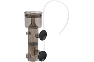 Zhat Acquario schiumatoio, Filtro Acquario smontabile Acrilico Durevole per Acquario Marino per Acqua di Mare per Acqua salata per Acquario per Acquario Corallo(RS-4003, Blu)