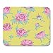 Produktbild Mouse Pads Pink Beauty Blue Abstract Peony on Yellow Hand Drawn Green Beautiful Red Bouquet Mouse Pad for Notebooks,Desktop Computers Mouse Mats, Office Supplies