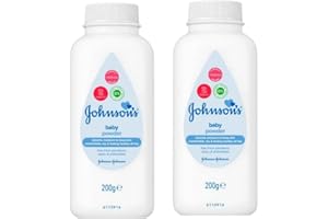 ZOOBLAZE Johnson’s Baby Powder 2 x 200g | Gentle Baby Skin Care Powder | Clinically Proven Formula for Soft Smooth Dry Skin | Multipack Baby Essentials for Newborns & Daily Use