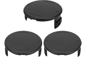 Eyoloty Osłona szpulki pasująca do akumulatorowej podkaszarki elektrycznej Parkside LIDL PRT 550 A1, PRT 550 A2, PRT 550 A3, PRT 550 A5, PRTA 20-Li B2, PRTA 20-Li C3, zapasowa nasadka cewki (3 sztuki)